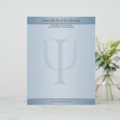 Psycholoog Letterhead Briefhoofd (Staand voorkant)