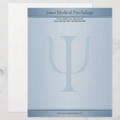Psycholoog Letterhead Briefhoofd (Voorkant / Achterkant)