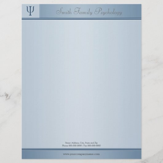 Psycholoog Letterhead Briefhoofd Ontwerp (Voorkant)