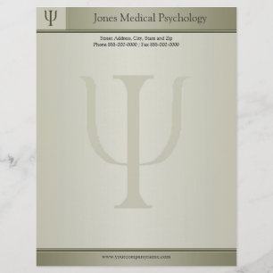 Psycholoog Letterhead Briefhoofd Sjabloon