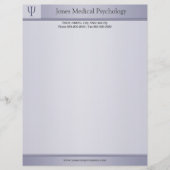 Psycholoog Letterhead Briefhoofd Sjabloon (Voorkant)
