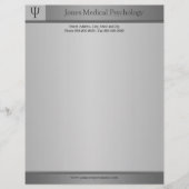 Psycholoog Letterhead Custom Briefhoofd (Voorkant)