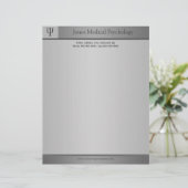 Psycholoog Letterhead Custom Briefhoofd (Staand voorkant)
