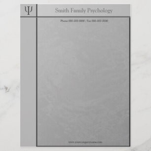 Psycholoog Letterhead Gepersonaliseerd Briefhoofd