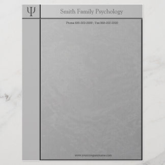Psycholoog Letterhead Gepersonaliseerd Briefhoofd