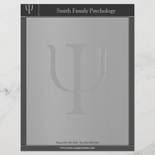Psycholoog Letterhead Gepersonaliseerd Briefhoofd
