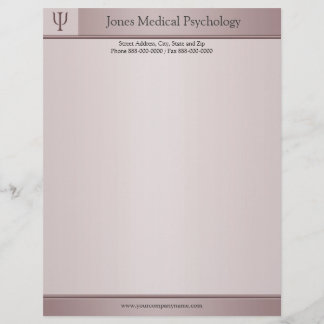 Psycholoog Letterhead Gepersonaliseerd Briefhoofd