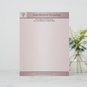 Psycholoog Letterhead Gepersonaliseerd Briefhoofd (Staand voorkant)