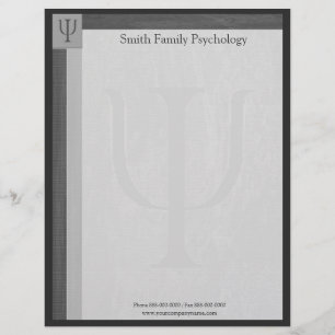 Psycholoog Letterhead Persoonlijk Briefhoofd