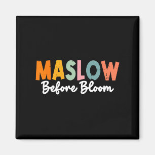 Psycholoog Maslow voor Bloom Speed Teacher Color Magneet