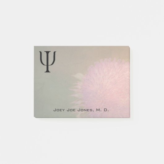 Psycholoog Medisch Symbool Post It Note (Voorkant)