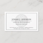 Psycholoog Mental Health Professional | Brein Visitekaartje (Voorkant)