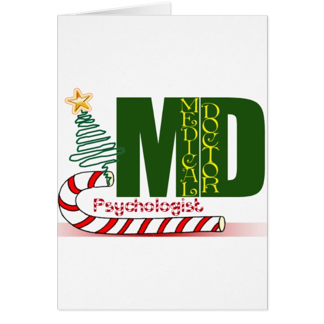 Psycholoog MERRY CHRISTMAS MD (Voorkant)