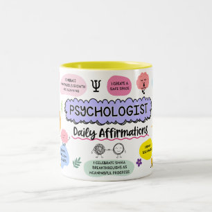 Psycholoog Mok - Dagelijkse Affirmaties Koffie Mok