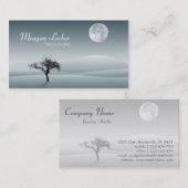 Psycholoog - Moon- en Eenitudenboom Visitekaartje (Voorkant / Achterkant)