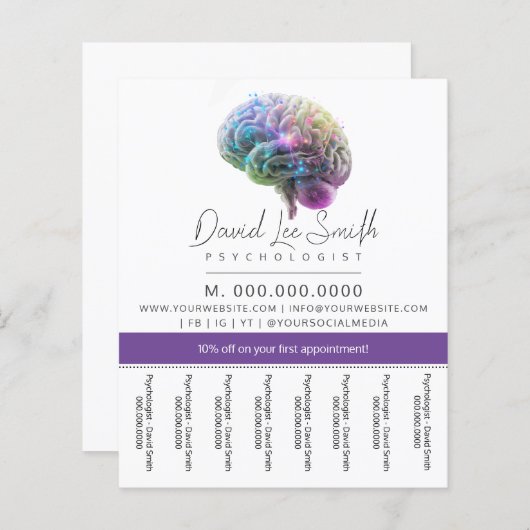 psycholoog/neuroloog (Voorkant / Achterkant)