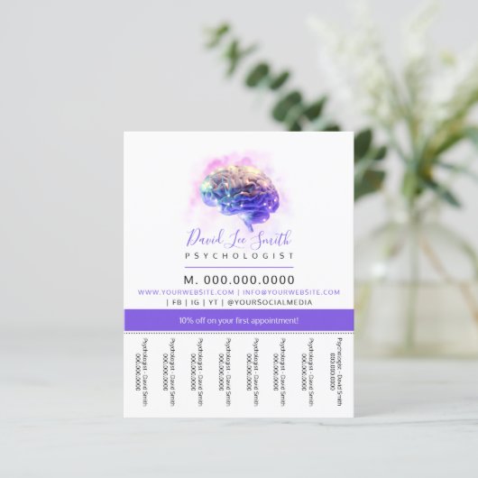 psycholoog/neuroloog (Staand voorkant)