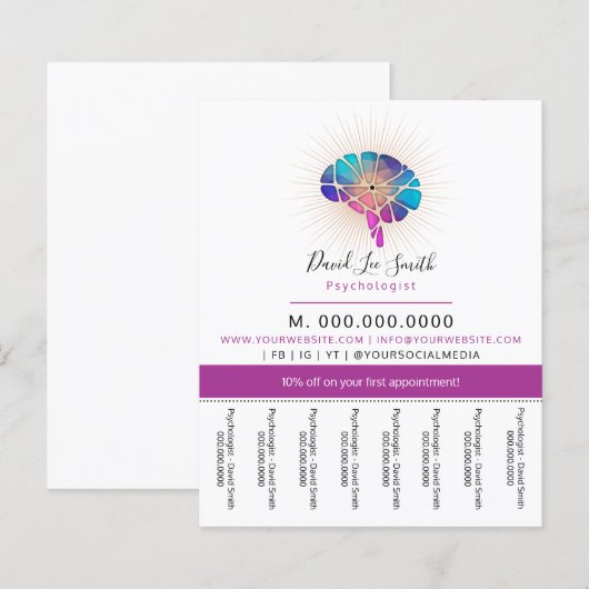 psycholoog/neuroloog (Voorkant / Achterkant)