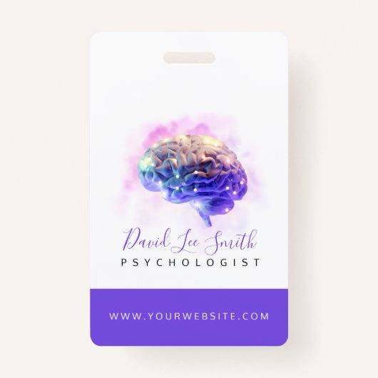 Psycholoog/neuroloog badge (Voorkant)