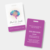 Psycholoog / Neuroloog Badge (Voor- en achterkant)