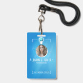 psycholoog/neuroloog badge (Voorzijde met lanyard)