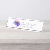 Psycholoog / Neuroloog Desk Name Bord Bureau Naambordje (Voorkant)