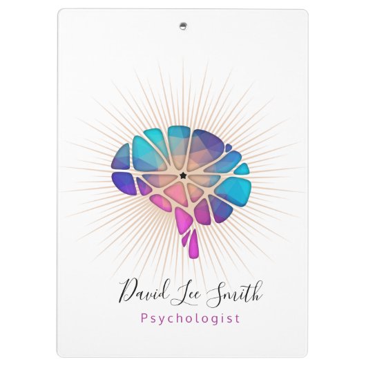 psycholoog/neuroloog klembord (Achterkant)