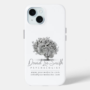 Psycholoog / neuroloog minimalist iPhone 15 case