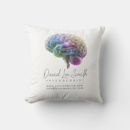 Psycholoog / neuroloog minimalist kussen