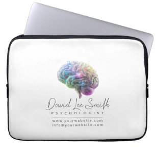 Psycholoog / neuroloog minimalist laptop sleeve