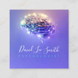 psycholoog/neuroloog vierkante visitekaartje