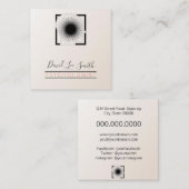 psycholoog/neuroloog vierkante visitekaartje (Voorkant / Achterkant)