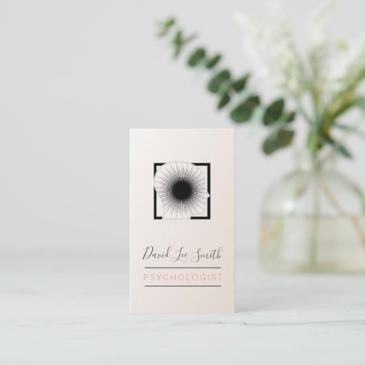 psycholoog/neuroloog visitekaartje (Staand voorkant)