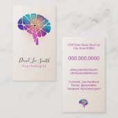 psycholoog/neuroloog visitekaartje (Voorkant / Achterkant)