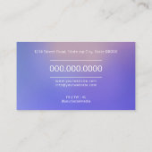 psycholoog/neuroloog visitekaartje (Achterkant)