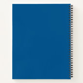 Psycholoog notebook in Blauwgroen Notitieboek (Achterkant)