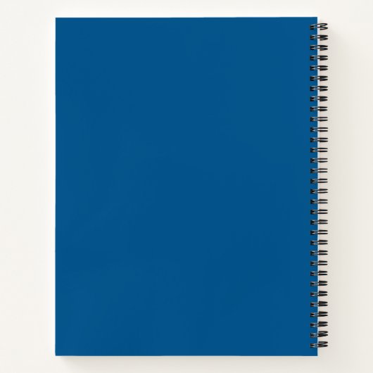 Psycholoog notebook in Blauwgroen Notitieboek (Achterkant)