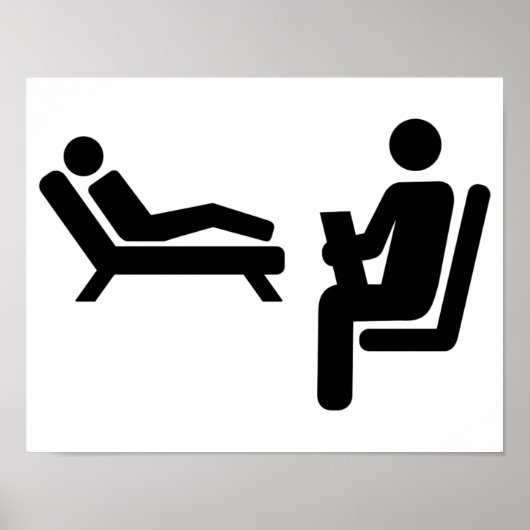 Psycholoog patiënt poster (Voorkant)
