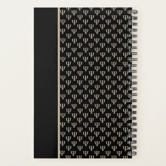 Psycholoog Planner in zwart (Achterkant)