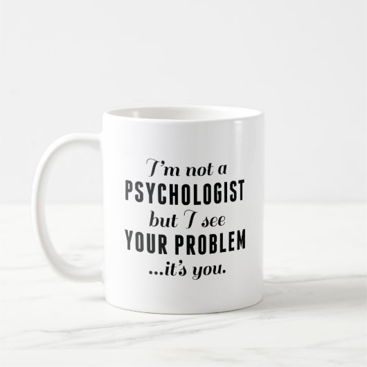 Psycholoog Probleem Koffiemok (Links)