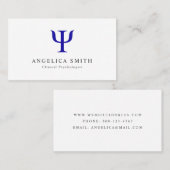 Psycholoog Psi Symbol Visitekaartje (Voorkant / Achterkant)