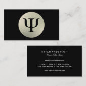 Psycholoog Psi-symbool Visitekaartje (Voorkant / Achterkant)