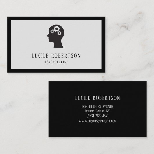 Psycholoog Psychiater Counselor Visitekaartje (Voorkant / Achterkant)