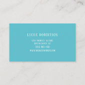 Psycholoog Psychiater Counselor Visitekaartje (Achterkant)