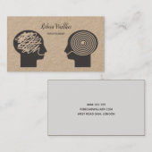 Psycholoog, psychiater, dokter, privékliniek visitekaartje (Voorkant / Achterkant)