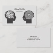 Psycholoog, psychiater, dokter, privékliniek visitekaartje (Voorkant / Achterkant)