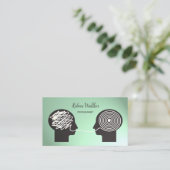 Psycholoog, psychiater, dokter, privékliniek visitekaartje (Staand voorkant)