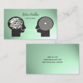 Psycholoog, psychiater, dokter, privékliniek visitekaartje (Voorkant / Achterkant)