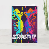 Psycholoog Psychiater of Counselor Verjaardag Kaart (Voorkant)