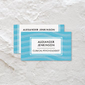 Psycholoog Psychiater Therapeut Zen Blue Waves Visitekaartje